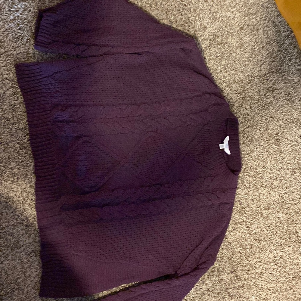 Purple sweater